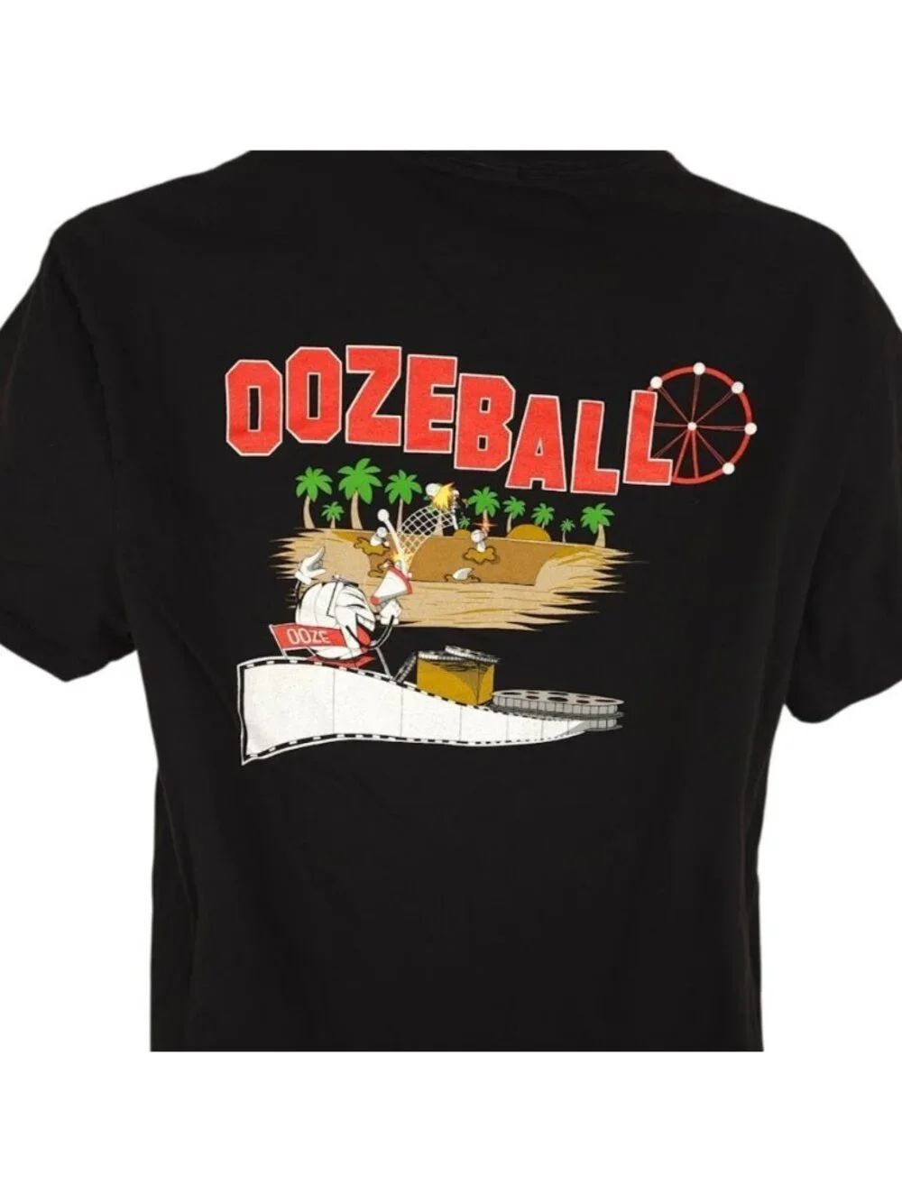UNLV Rebels Oozeball T Shirt Mens Size Large Black 2025 Mud Volleyball Ooze Crew